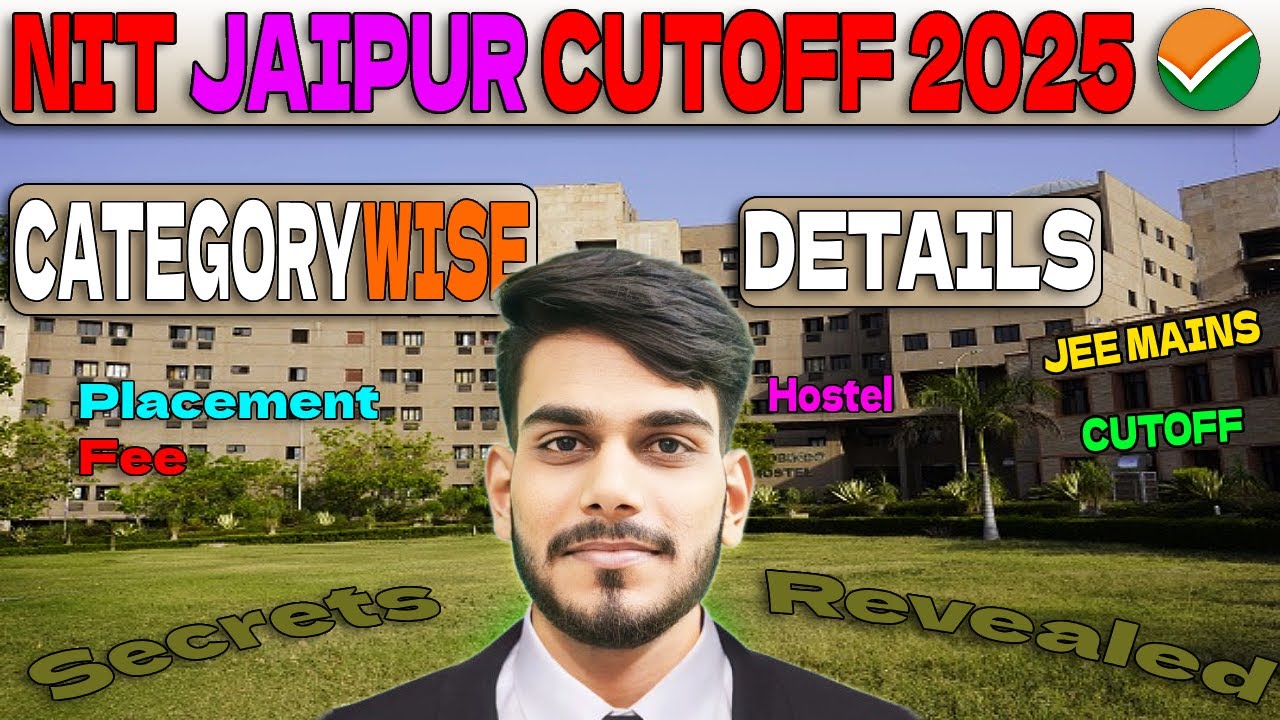 NIT JAIPUR Cutoff 2025 JEE MAINS | Category-Wise detailed analysis | #jeemains #nits
