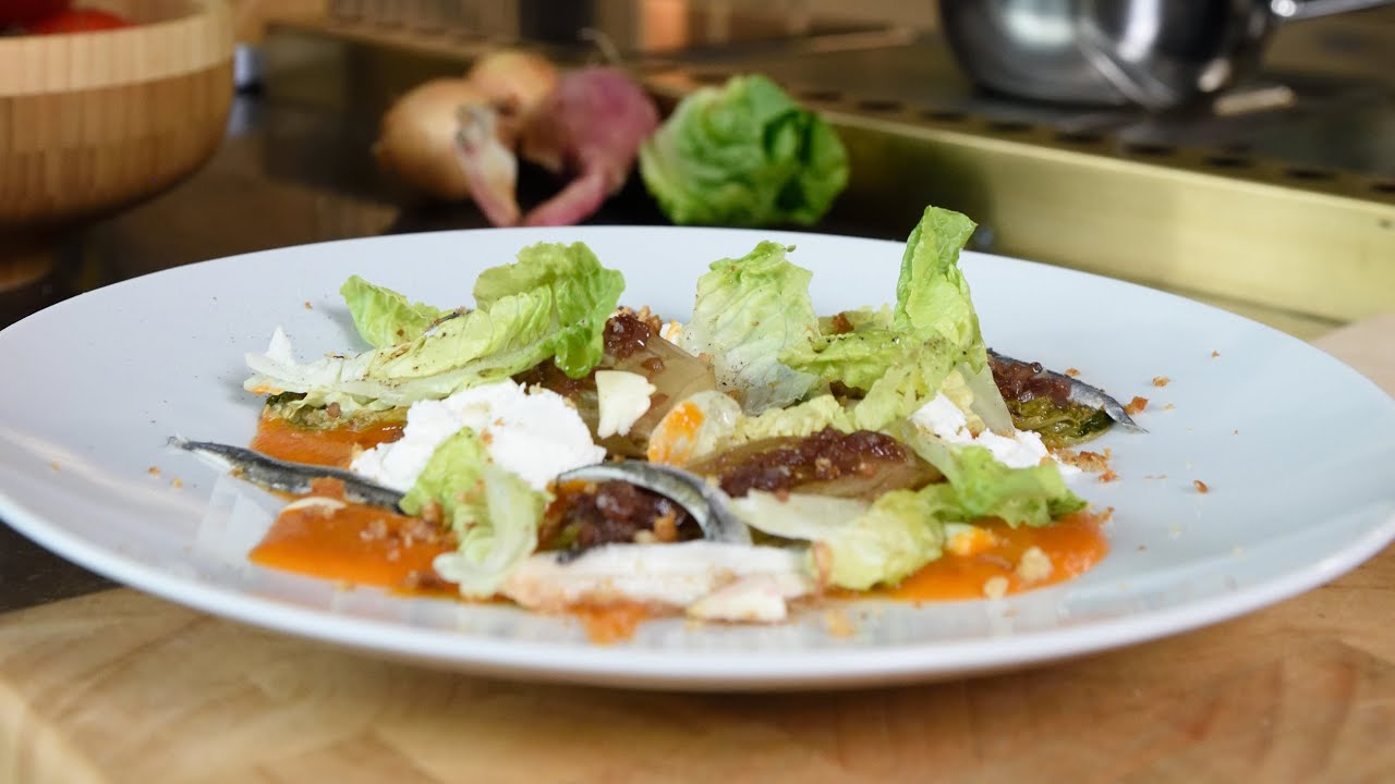 De dagschotel - Gebakken slaharten met geitenkaas