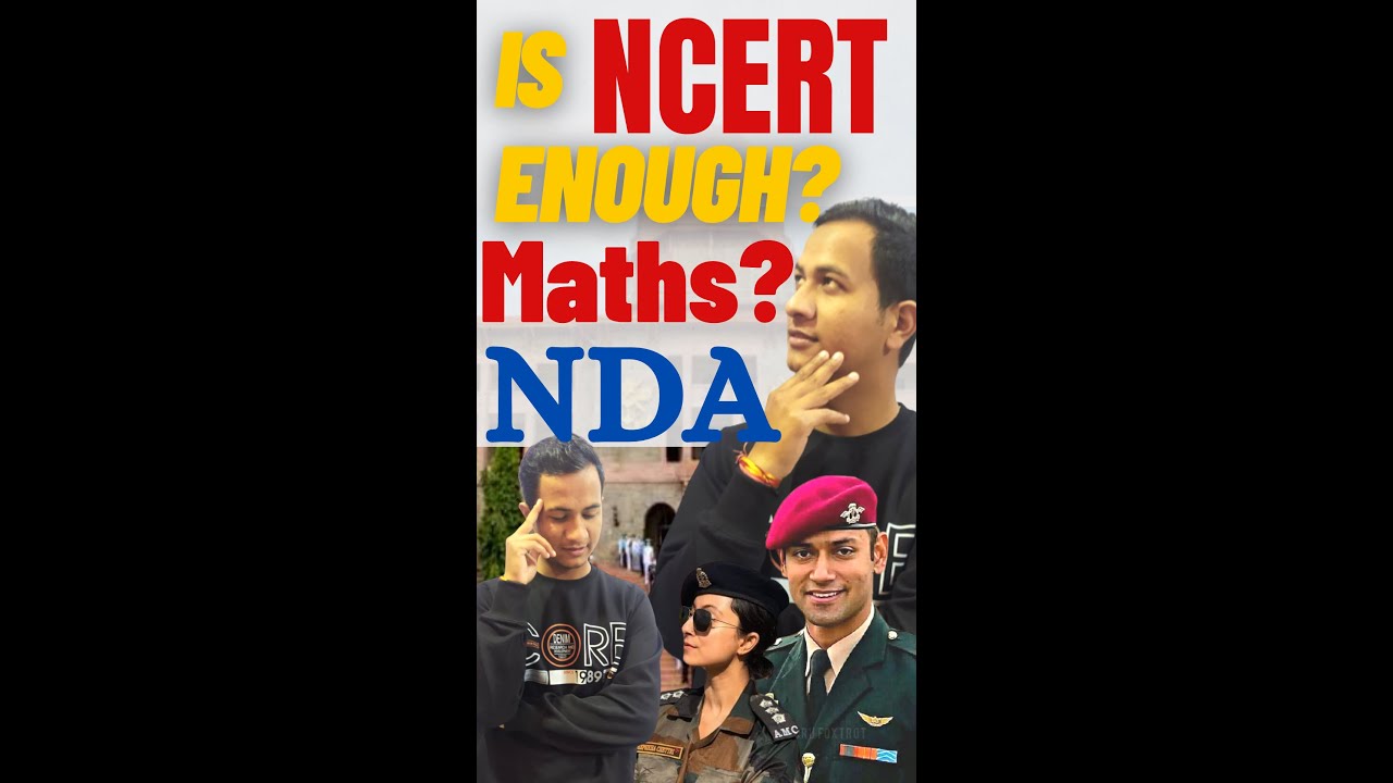 Is Maths NCERT sufficient for NDA maths exam? Is anything else you need to study?#nda2022 #maths