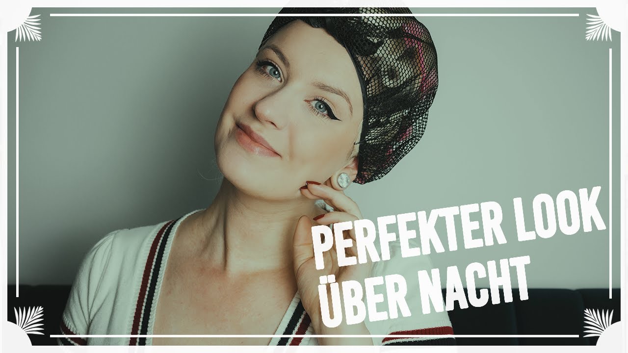 Vintage Style über Nacht / Frisur für den nächsten Tag eindrehen