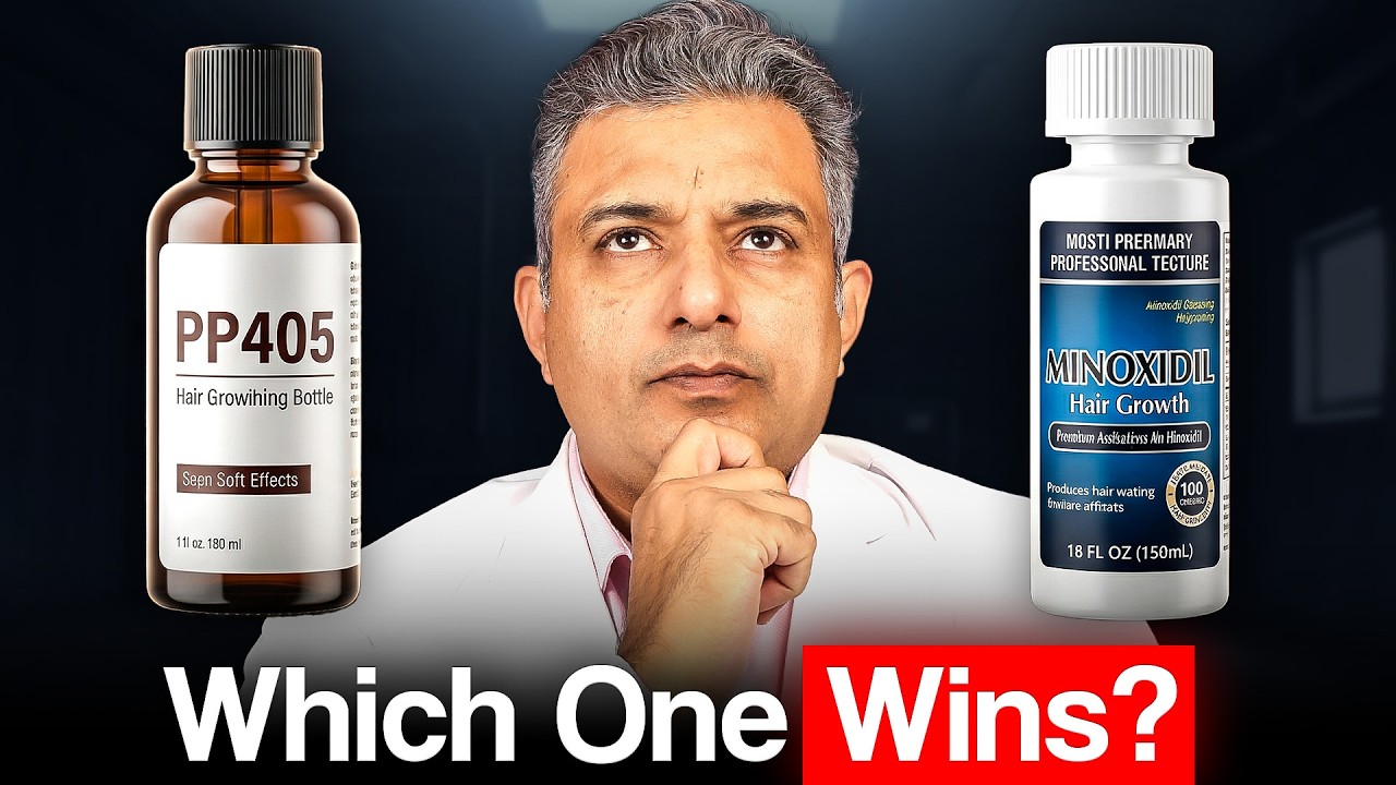 PP405 vs Minoxidil - Which one is Best for Hair Growth? | Minoxidil Hair Regrowth Results #hair