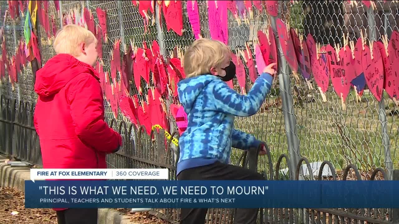 Despite devastating fire, Fox Elementary community remains optimistic