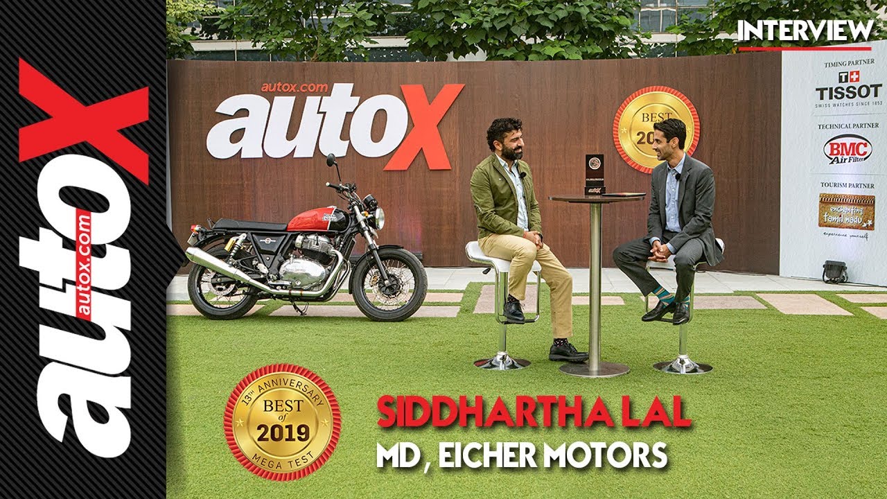 Interview with Siddhartha Lal, MD of Eicher Motors | Best of 2019 | autoX Awards 2019 |
