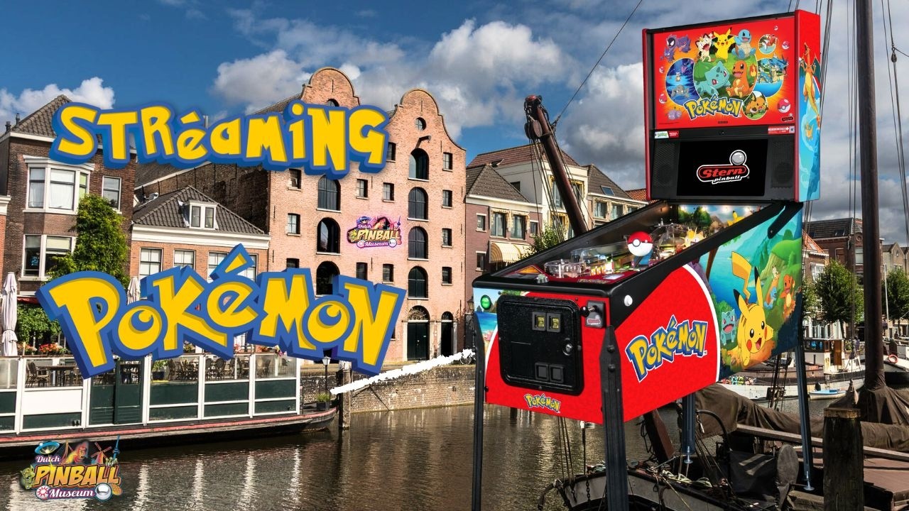 Pok&eacute;mon Pinball Live Gameplay | Top Players & Stern Pinball at the dutch Pinball Museum