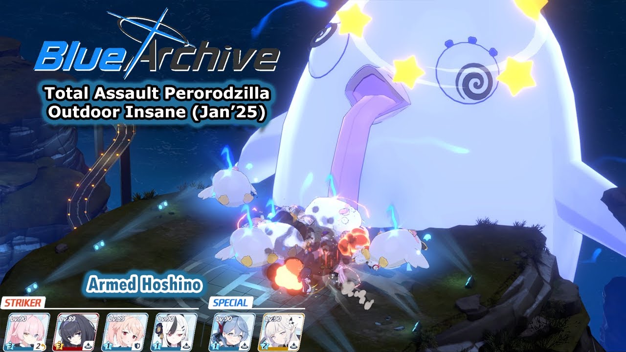 Blue Archive Global - Total Assault Perorodzilla Outdoor Insane (Jan'25)