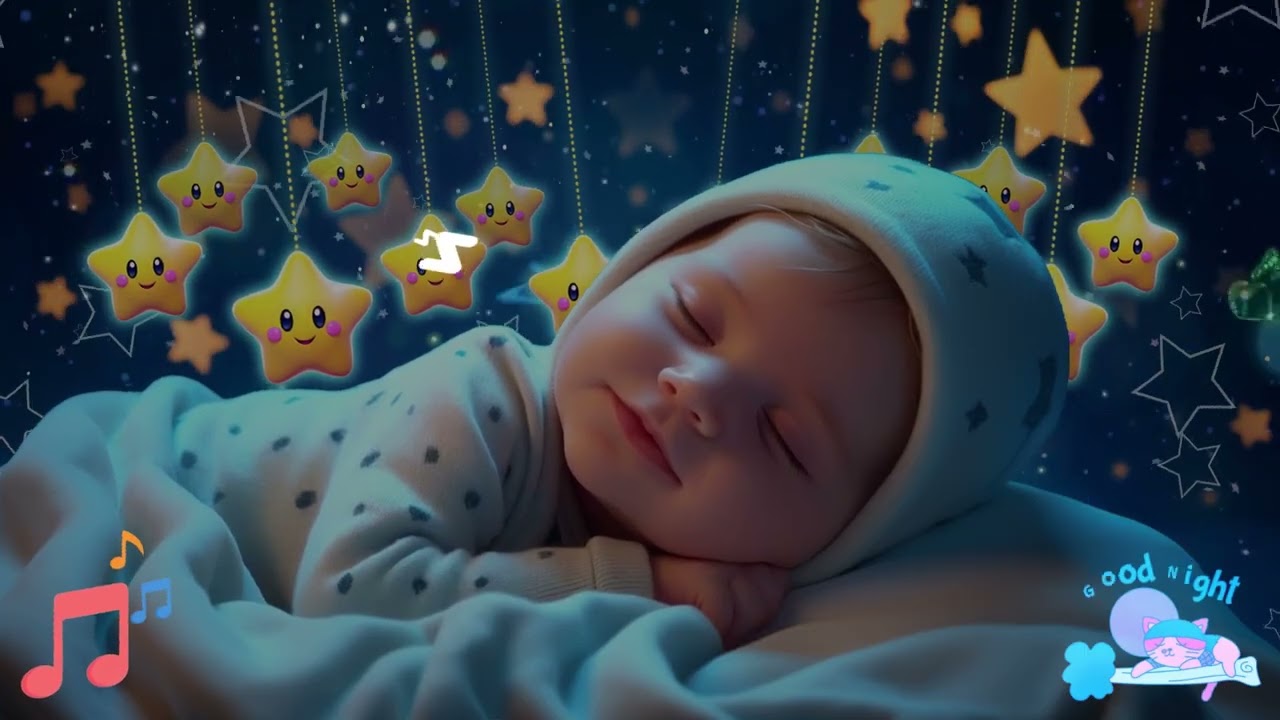 Sleep Music for Babies 🎵 Mozart Brahms Lullaby 🌙 Sleep Instantly 😴 Overcome Insomnia Fast