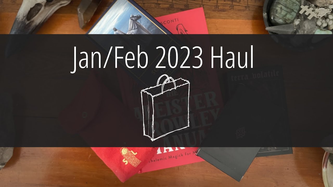January/February 2023 Haul (tarot and books)