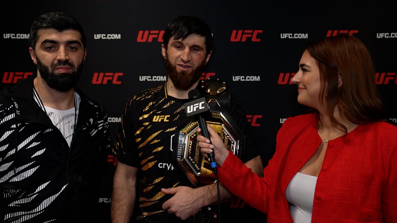 Magomed Ankalaev Backstage Interview | UFC 313