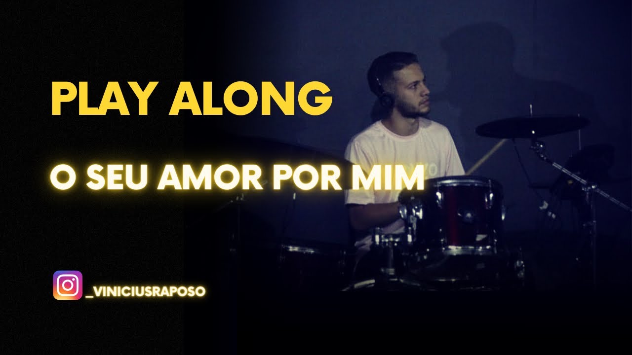 O Seu Amor por Mim - Play Along Gospel - Sem Bateria #palomapossi #drummer #gospelchops