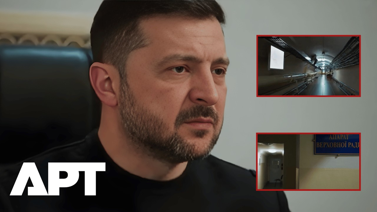 Редкие снимки показывают киевский подземный бункер, где Зеленский руководил действиями Украины в ...