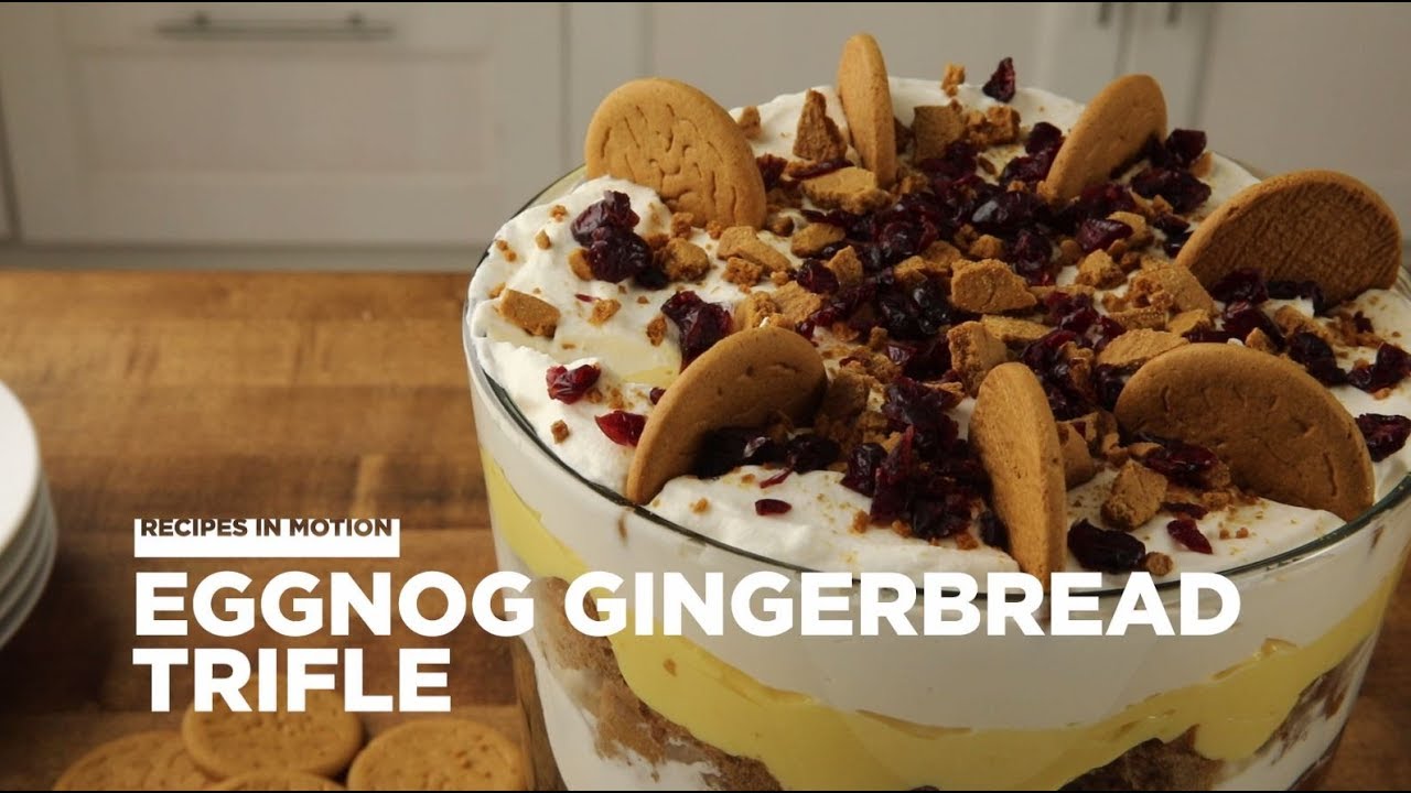 How to Make Eggnog Gingerbread Trifle | Holiday Dessert Recipes |Allrecipes.com
