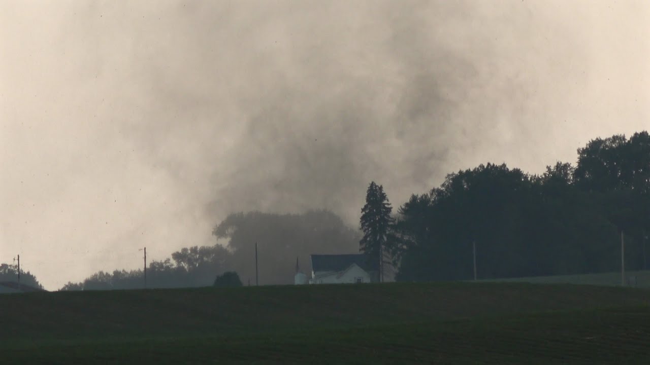 Tornado and Wall Cloud near Mankato, MN
