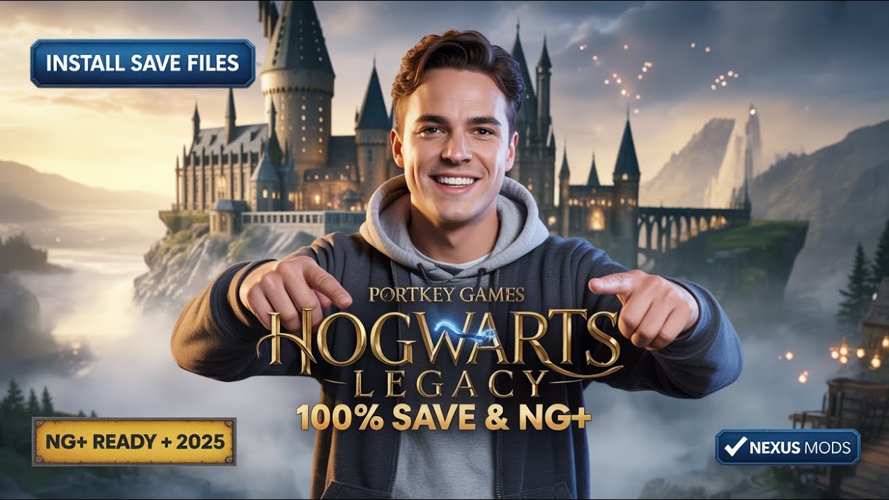 Сохранение игры Hogwarts Legacy на 100% (PC 2026) | Файлы сохранений NG+ и руководство по модам с...