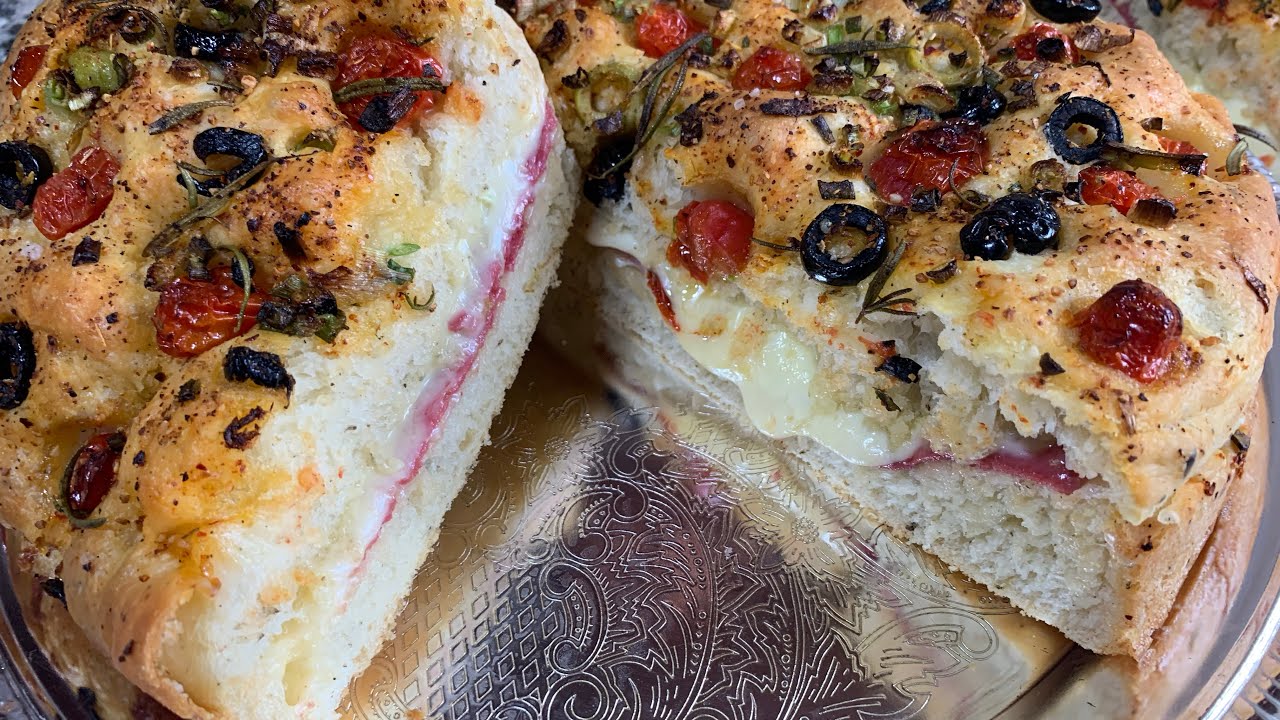 Recette focaccia وصفة رائعة و ناجحة لأشهى فوكاتشيا ممكن تحضريها