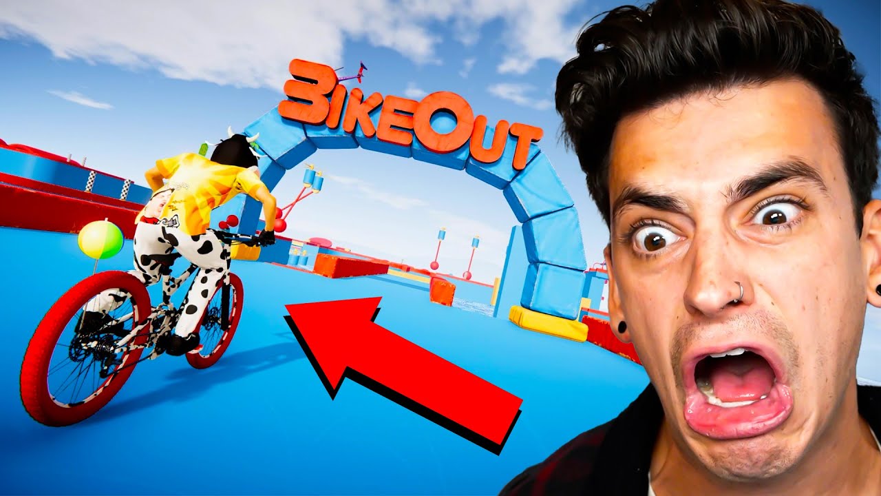 Beating EVERY BIKEOUT IN A ROW. (Descenders LIVE)