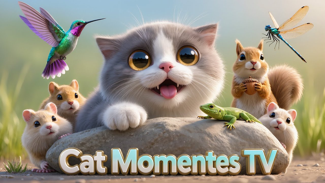 Cat Moments TV | Real Animal Behavior for Cats – Garden, Forest & Water EP.105