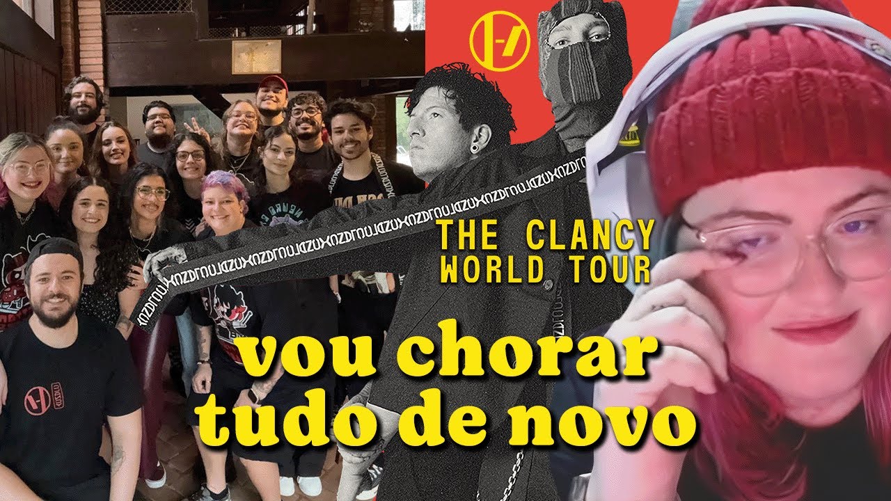 FUI NO SHOW DO TWENTY ONE PILOTS - VLOG CLANCY TOUR CURITIBA | Cortes da Bel