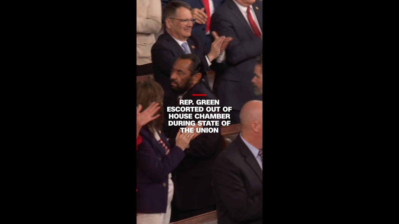 Rep. Green escorted out of House chamber during State of the Union