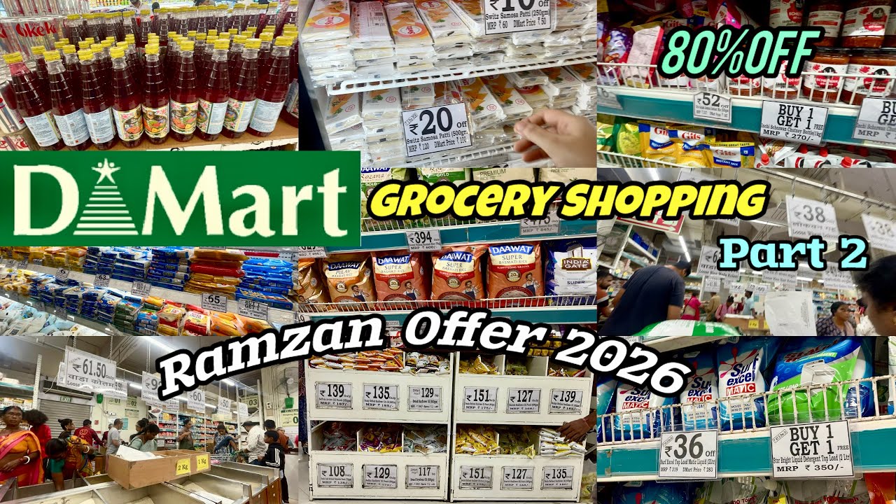 Dmart Ramzaan Grocery Offer 2026 | Dmart Offer Today | Dmart Grocery Shopping | Part 2 |