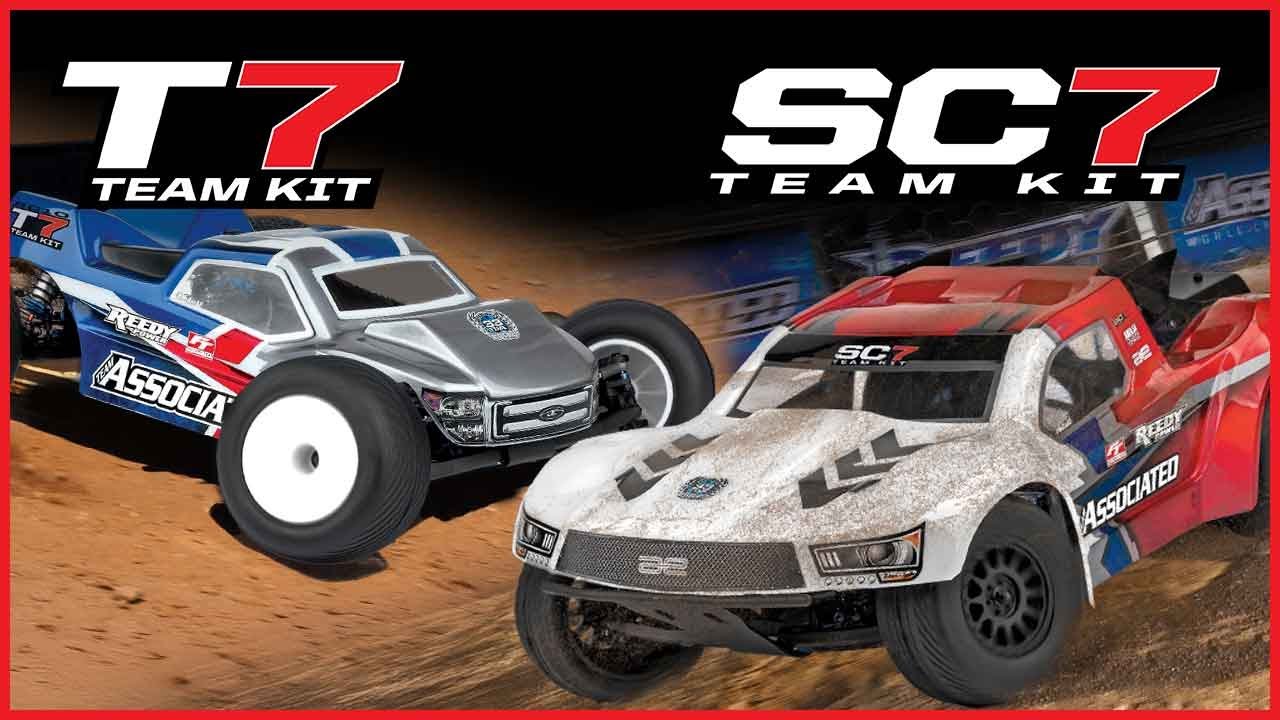 All-NewTeam Associated T7 and SC7 Race Trucks