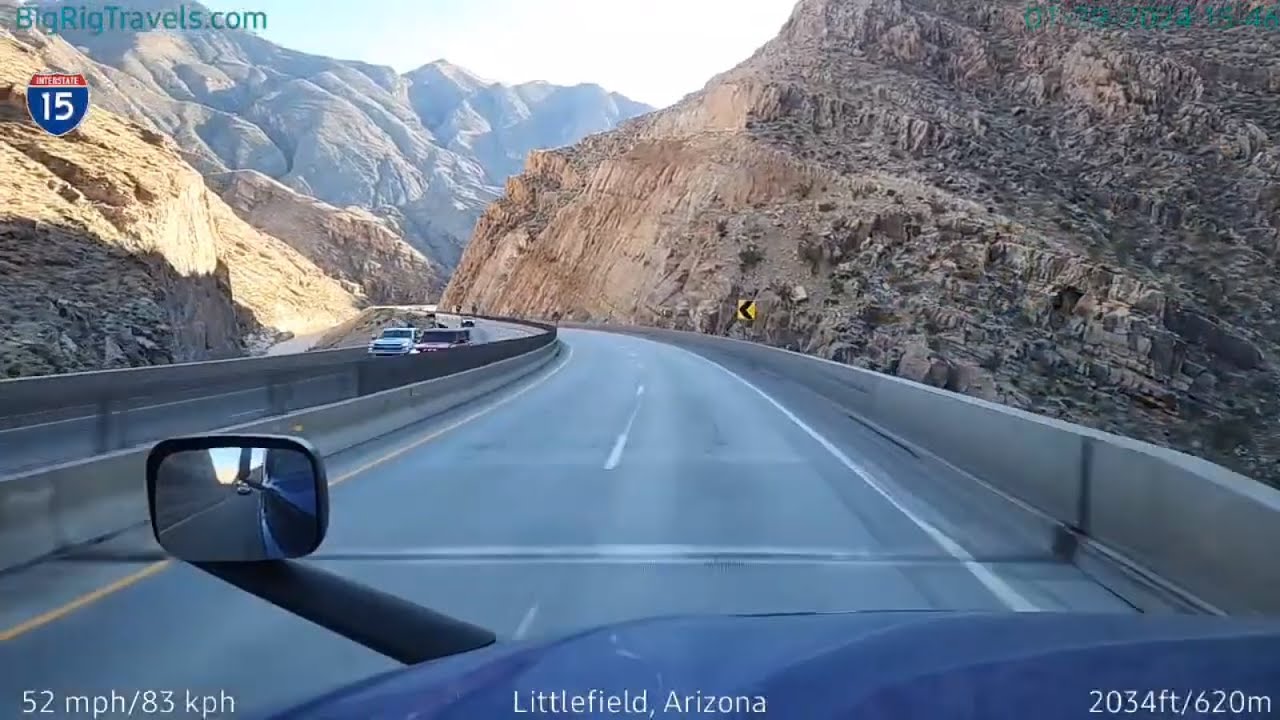BigRigTravels LIVE | Salt Lake City, UT to near Moapa, NV (1/29/24)
