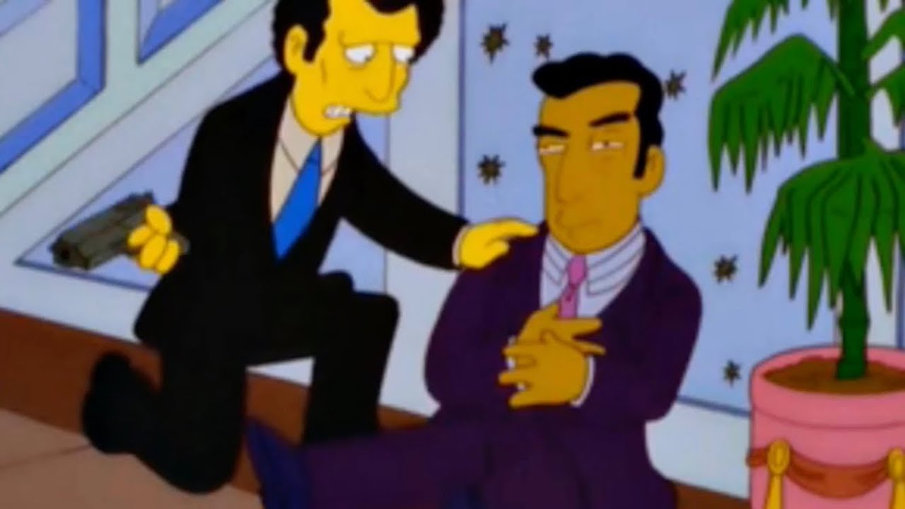 Johnny Tightlips &lsquo;I ain&rsquo;t sayin&rsquo; nothin'&rsquo; | The Simpsons Scene
