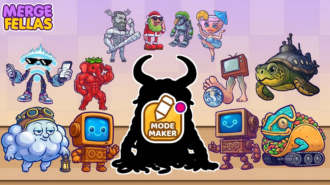 Merge Fellas Italian Brainrot 31 Maker Mode 12 | NEW MODE – Reaching Max Level