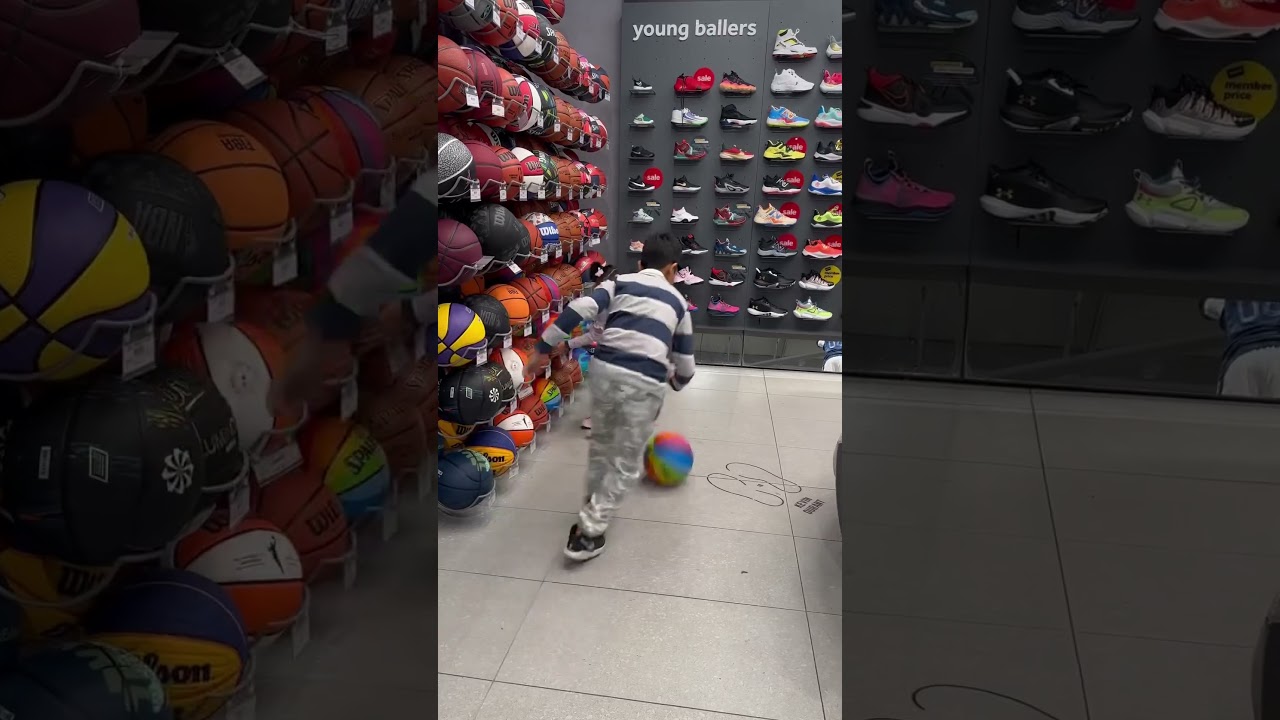 See I am playing Basketball at Rebel Sports Shop! #sports #shorts #youtubeshorts #australia