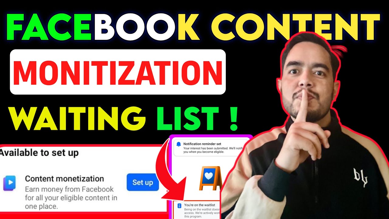 Facebook Content Monitization [ Waiting List 🔥] Getting  Monitization Setup ? @Tubeidea2.0