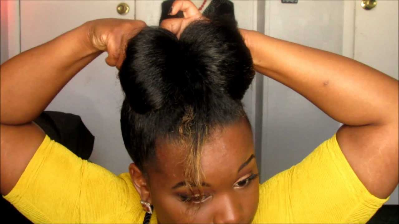 Simple Bow Bun Tutorial