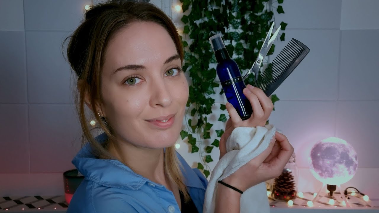 ASMR | Realistic 360° Haircut Roleplay | Haircut All Around Your Head | Soft Spoken