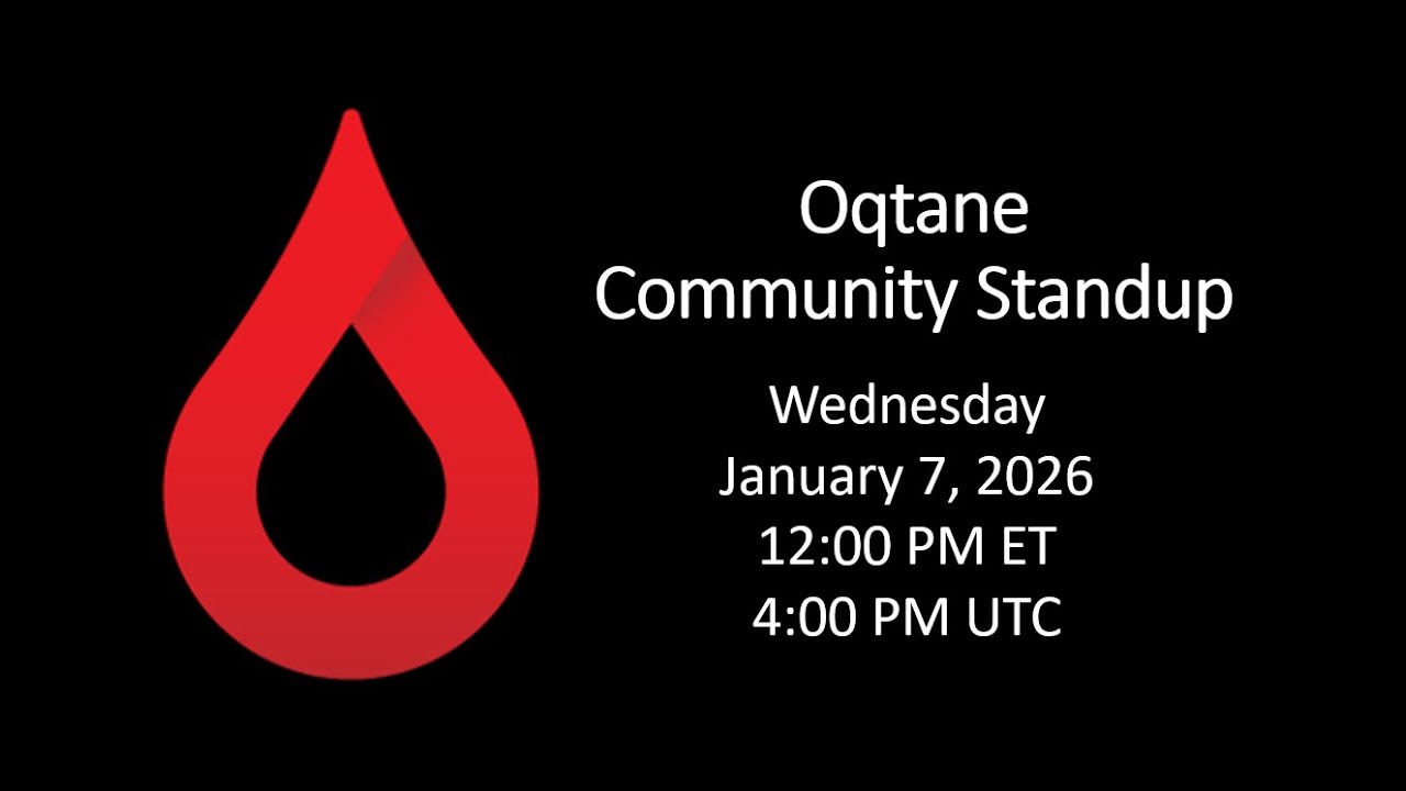 Oqtane Community Standup 2026-01-07
