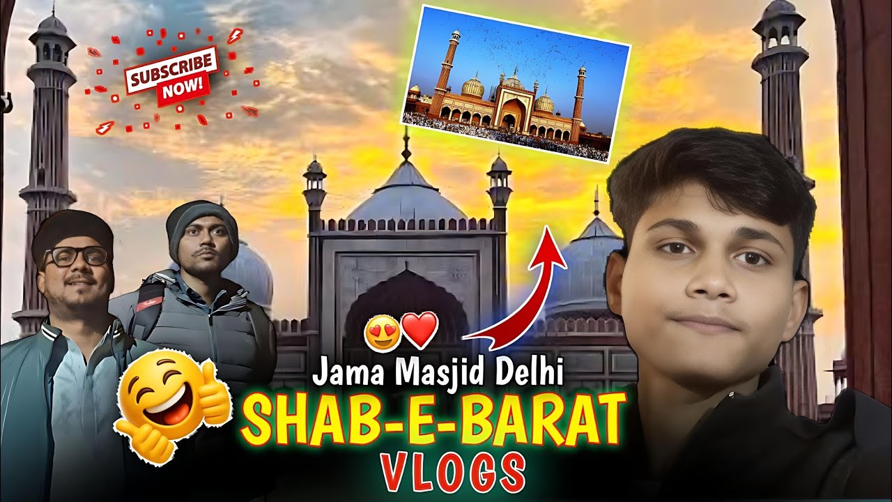 Shab E Barat Vlogs | Jama Masjid Delhi🤩
