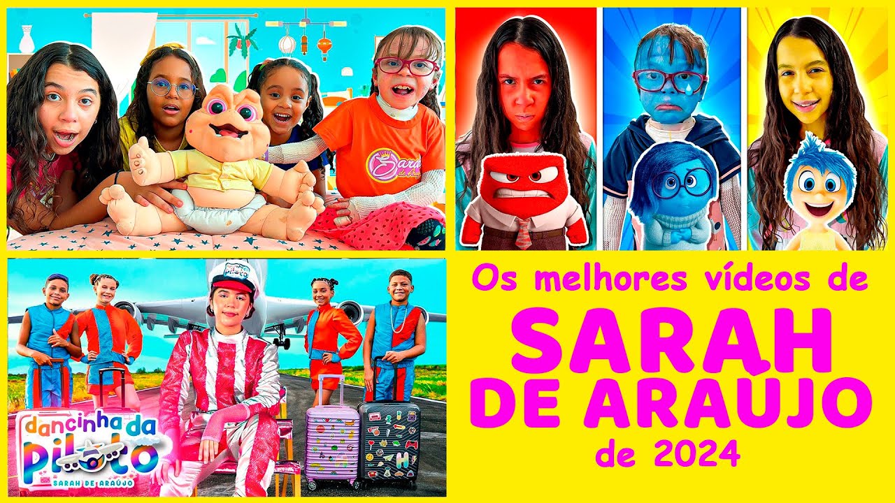 AS MELHORES HISTÓRIAS ENGRAÇADAS DE SARAH E ELOAH DE 2024 ! Sarah de Araújo | Best stories for kids
