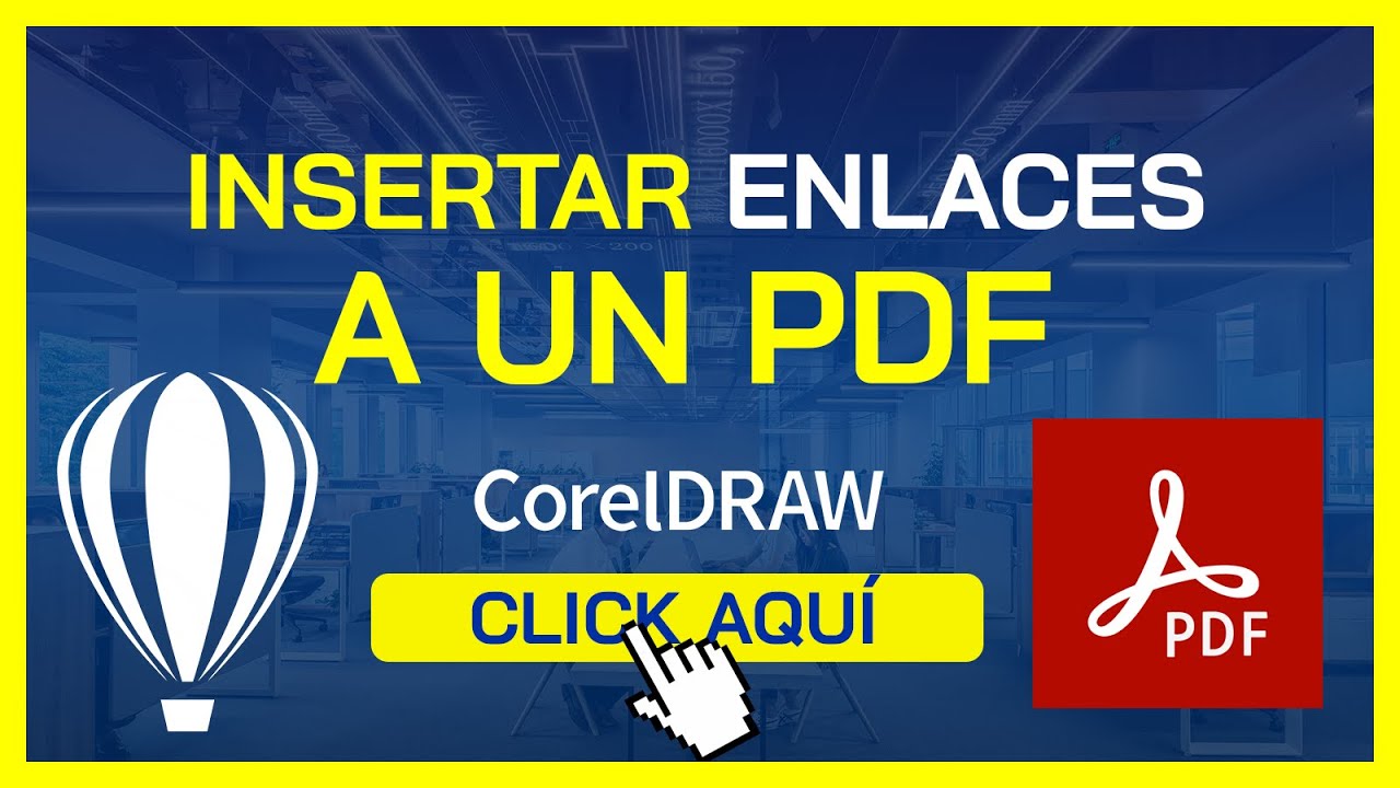Cómo colocar enlaces en pdf con CorelDraw - Hipervínculos en corel