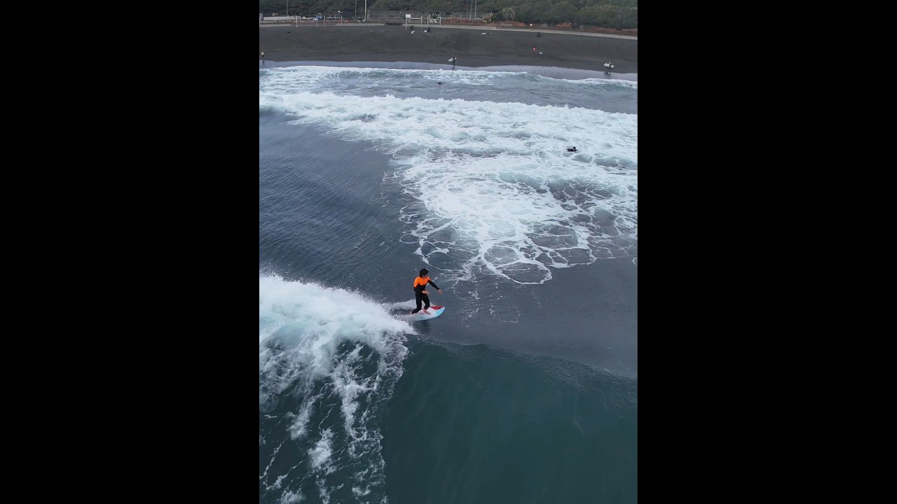 平塚フィンレスサーフィン空撮 #skurfing #skimboards