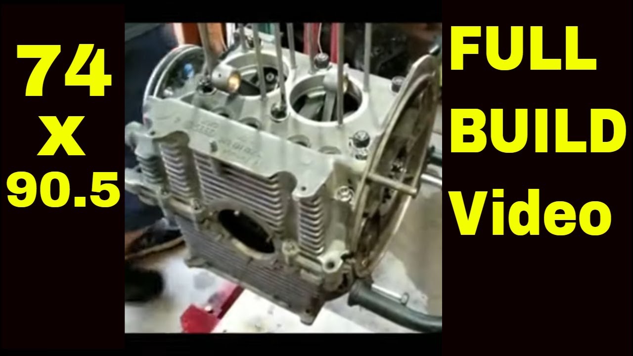 FULL BUILD  - VW Engine flat 4 - Start to finish - 1904cc 74 stroke -  type 1 - Bulletproof