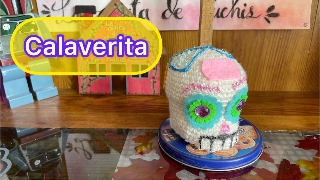 Cómo tejer CALAVERITA del día de muertos Amigurumi paso a paso tutorial crochet