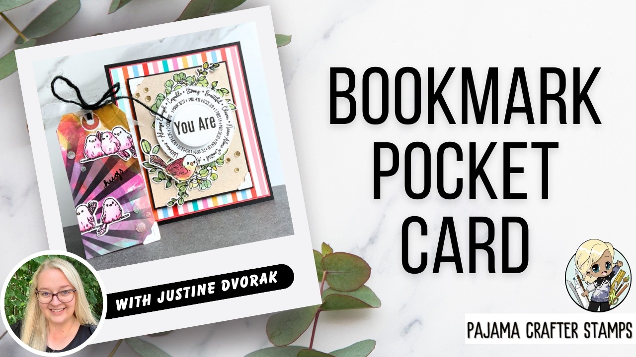 DIY Bookmark Pocket Card | Stamp & Embellish