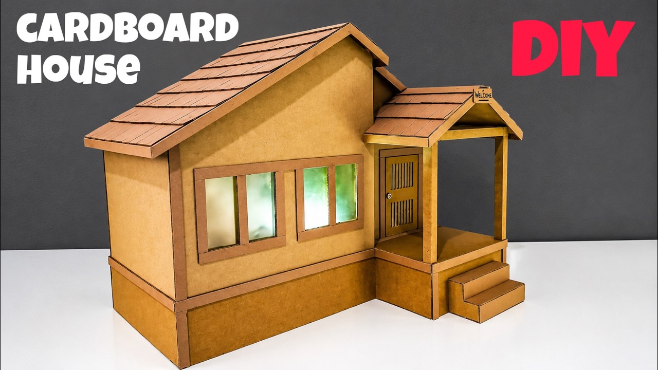 Kartondan Ev Nasıl Yapılır- Teknoloji Tasarım - Cardboard House Make