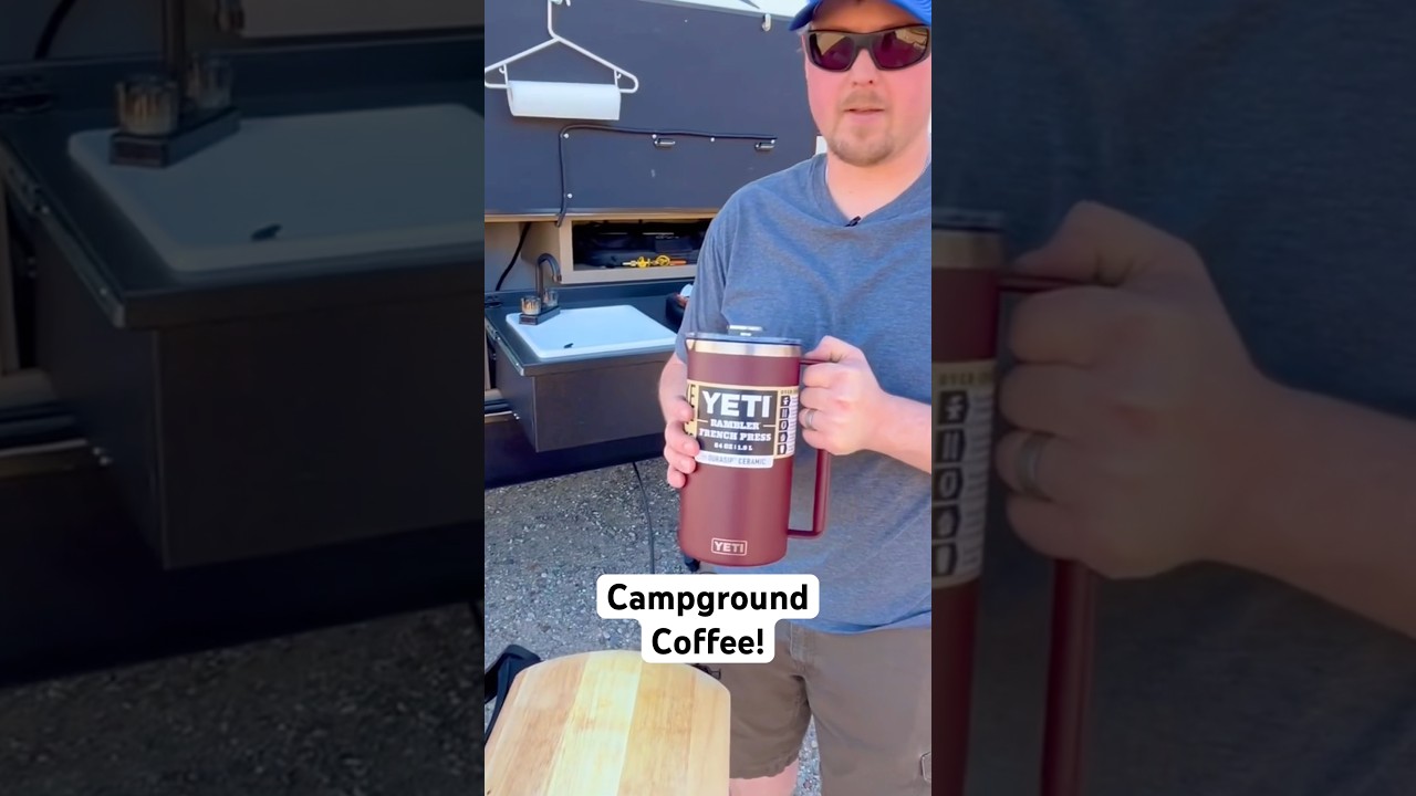 Easy Camping Coffee! Yeti Rambler French Press