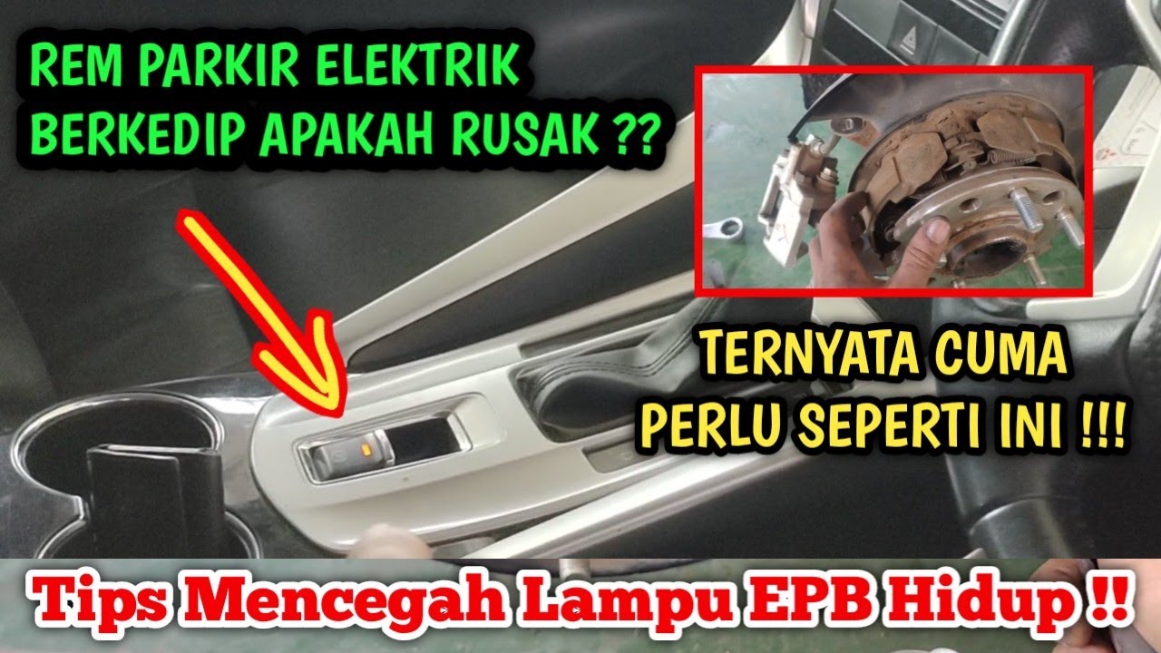 ALL NEW PAJERO LAMPU REM TANGAN ELECTRIK BERKEDIP REM PARKIR TIDAK BERFUNGSI, Ini caranya merawatnya
