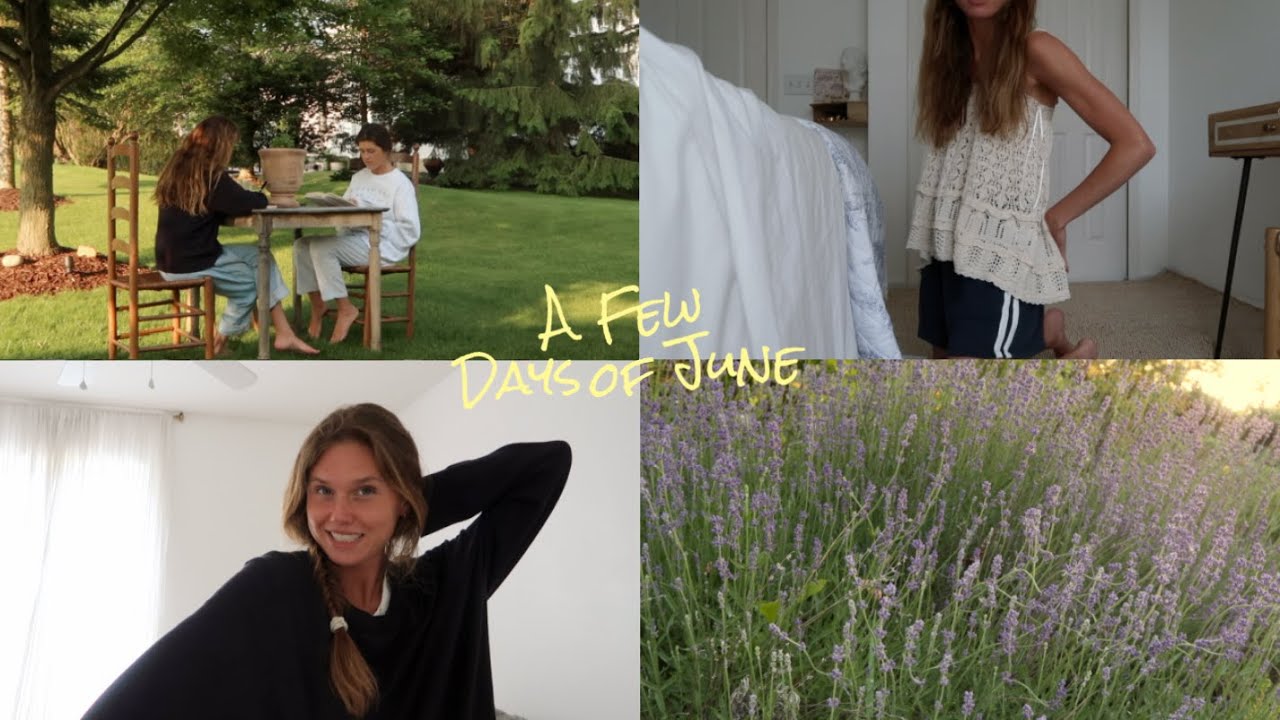 a few summer days with me, mini zara try oh haul, romanticizing my routines