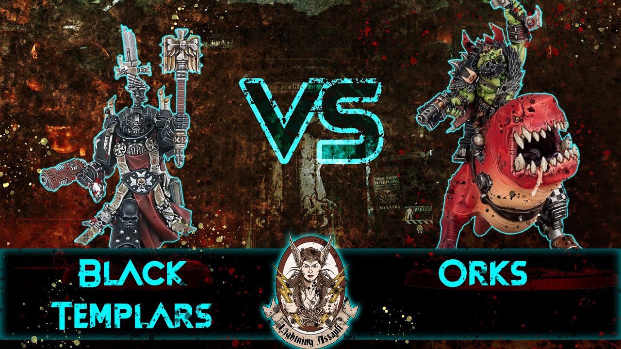Black Templars Vs Orks - Warhammer 40K 10th Edition Battle Report
