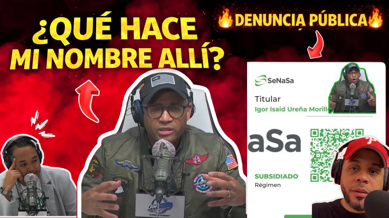 Igor Ureña Hace Denuncia Pública, Aparece Como Afiliado SeNaSa Subsidiado