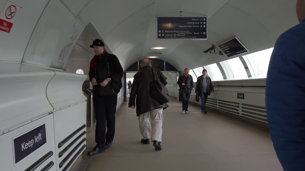 Train journey London Bridge --Waterloo East, Waterloo-- Vauxhall