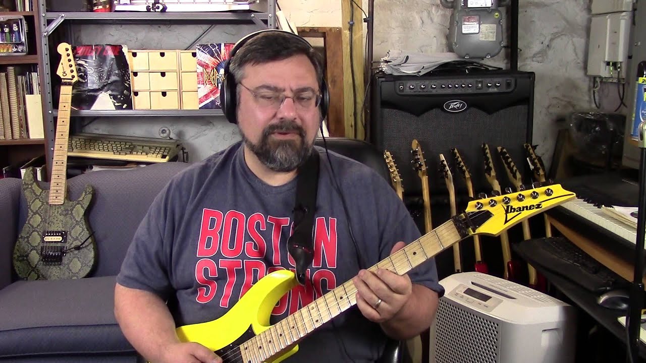 1987 Ibanez RG550 in Desert Sun Yellow