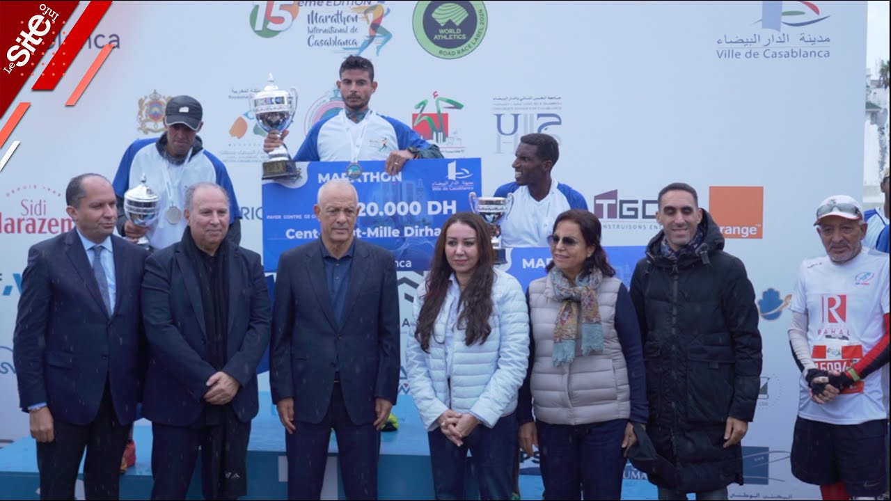 حمزة السهلي يفوز بماراطون الدار البيضاء الدولي.. والرميلي: عرس رياضي بامتياز