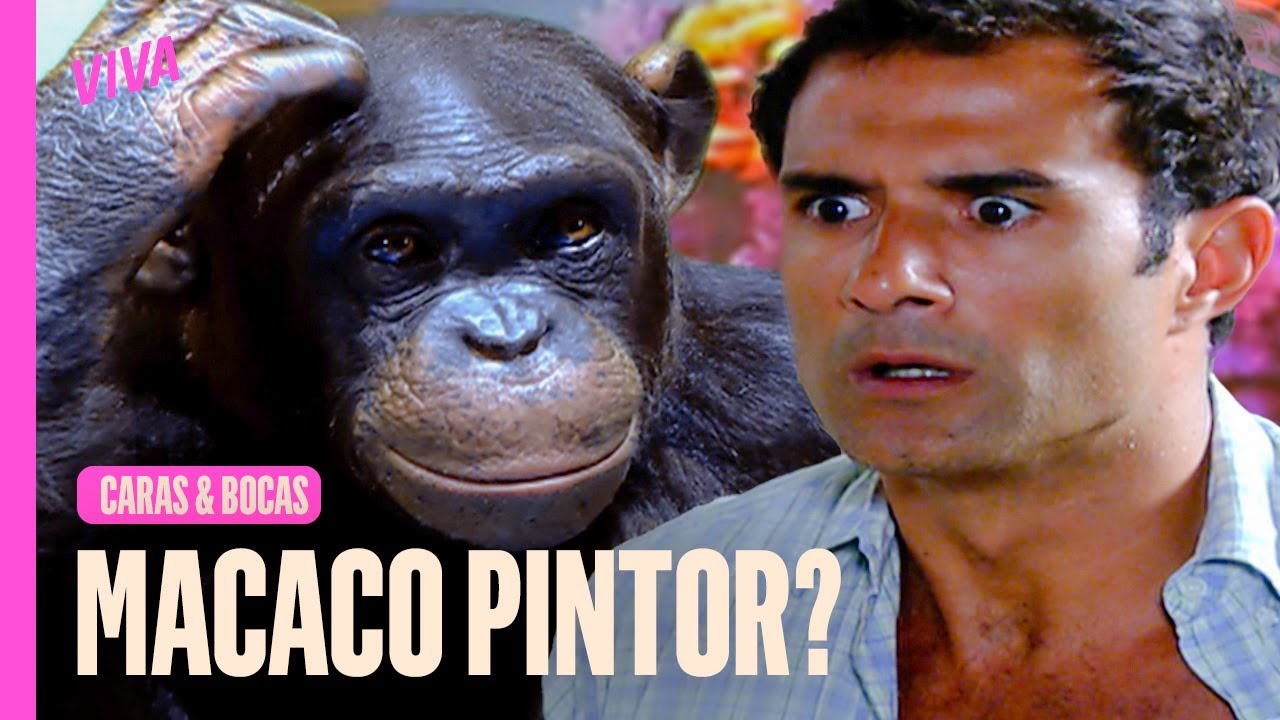 ARTISTA! MACACO XICO PINTA QUADROS DE DENIS E É DESCOBERTO | CARAS E BOCAS | CAP. 08 | VIVA