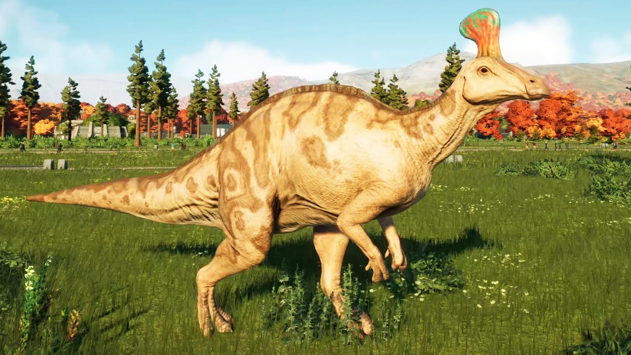 Jurassic World Evolution 2 - Tsintaosaurus Gameplay (PS5 UHD) [4K60FPS]